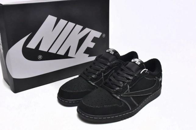 Bmlin Low Air 1 Jordan Travis x Scott OG Phantom DM7866-001 Black 0809